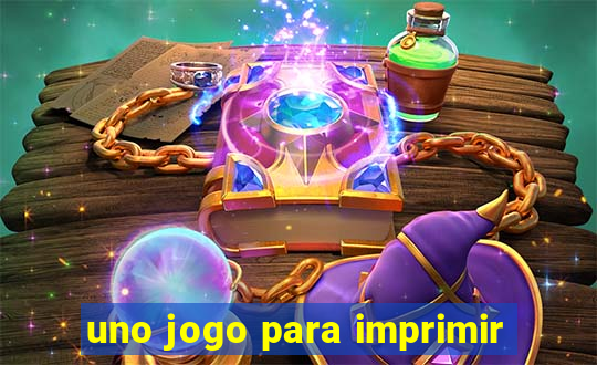 uno jogo para imprimir